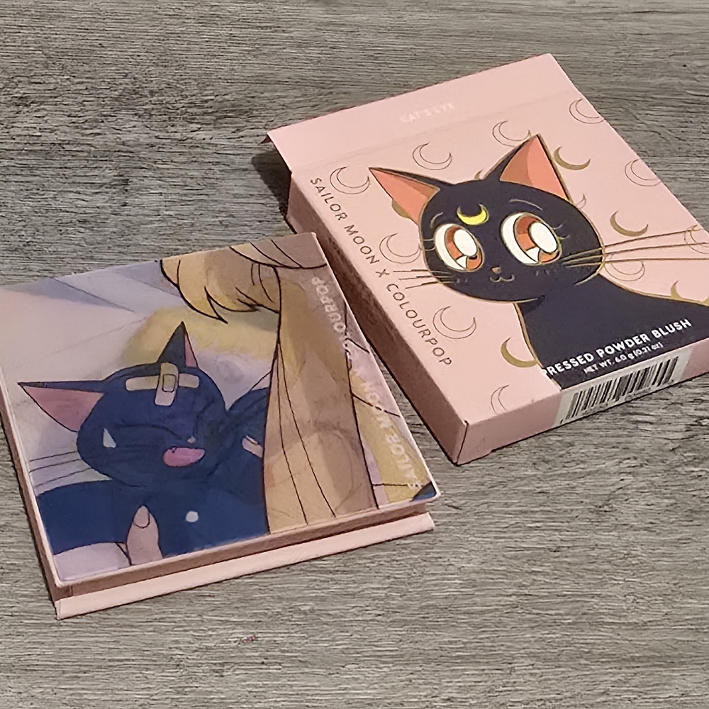 ColourPop Sailor Moon Cat Blush in Pink and Blue